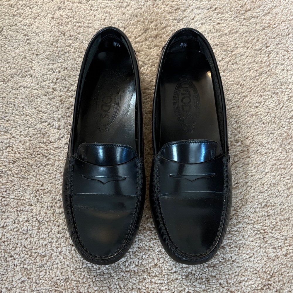 Tod's City Gommino Leather Driving Loafers